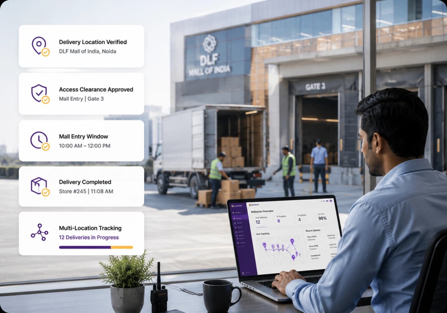 RapidShyp CSD and mall delivery coordination
