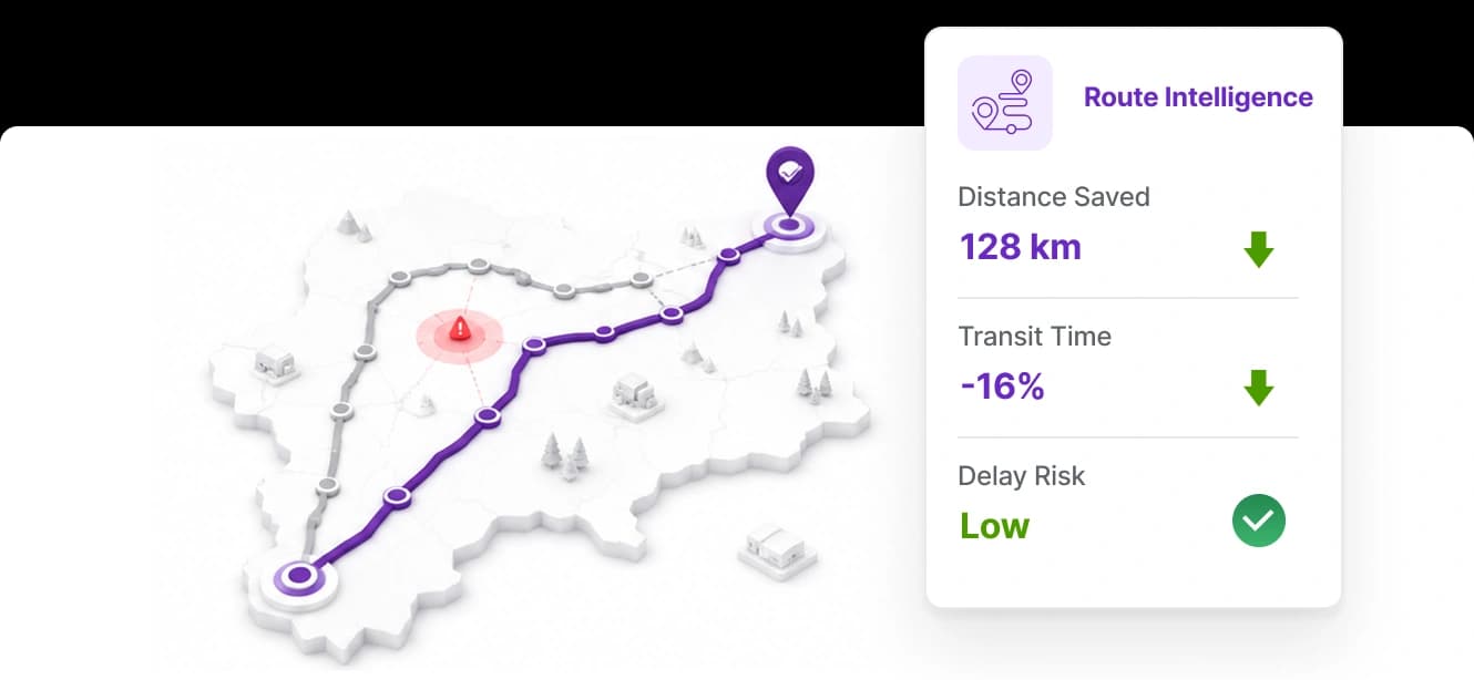 Live GPS tracking of a cargo vehicle