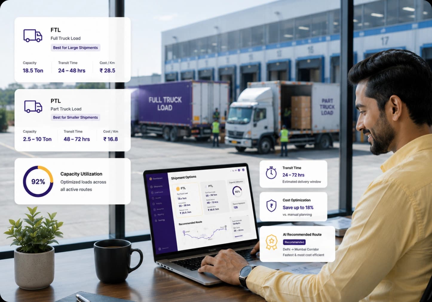 RapidShyp FTL and PTL cargo movement
