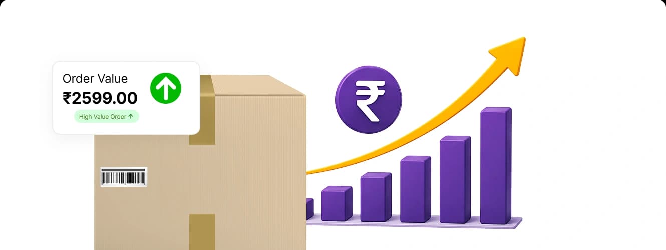 Higher average order value with faster delivery