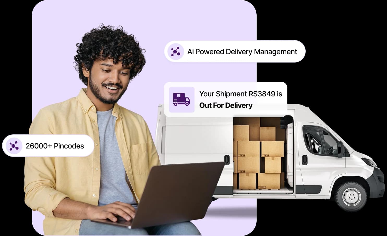 Domestic B2C Shipping hero image